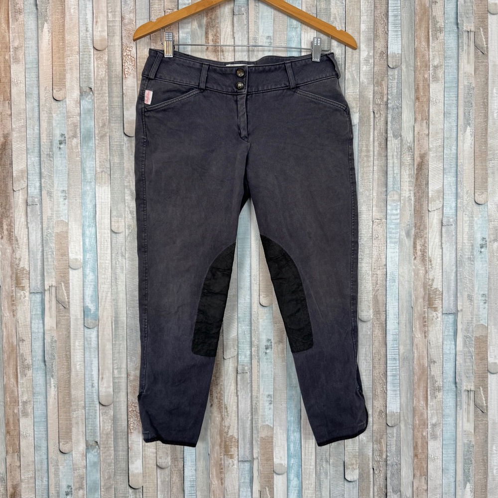 Tailored Sportsman Trophy Hunter Low Rise Breech Riding Habits Pants Charcoal 30